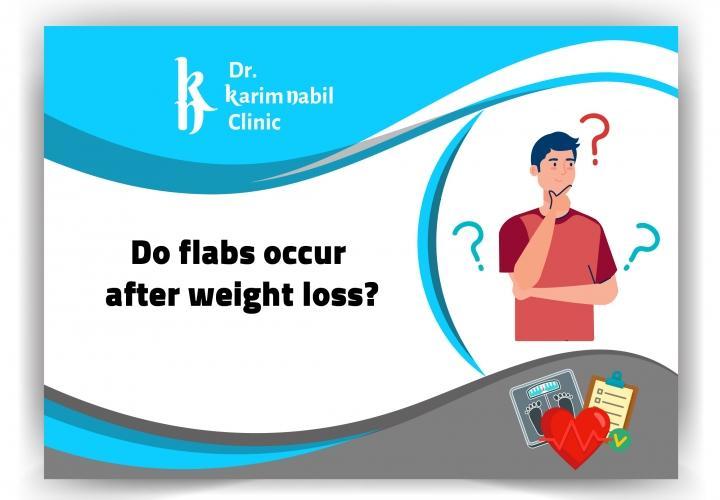 Do flabs occur after weight loss?